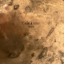 Antique Copper Wash Bowl Basin