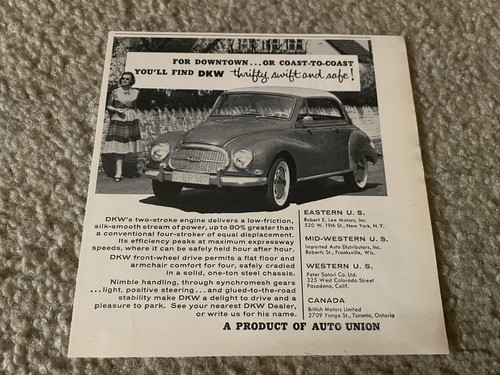 Vintage 1958 dkw british - vintage,