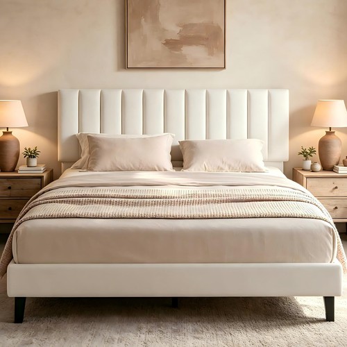 Queen size velvet upholstered - queen,