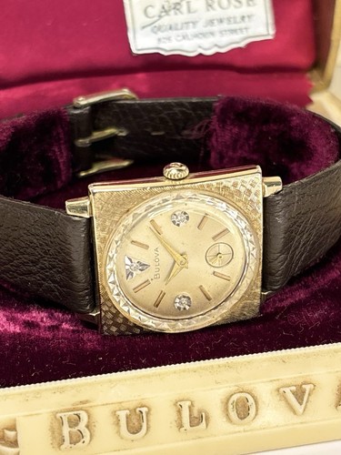 Bulova 10k rolled gold box - bulova, *+box*