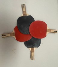 4x Dunlop Table Tennis Bats &