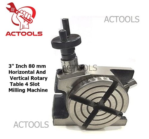 Inch rotary table 80mm - 3”,