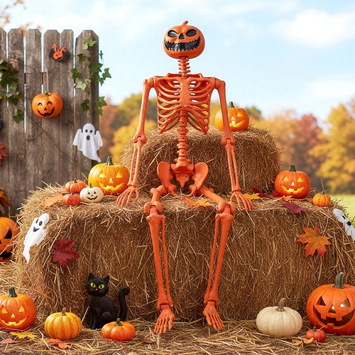 Life size poseable skeleton - life-size,