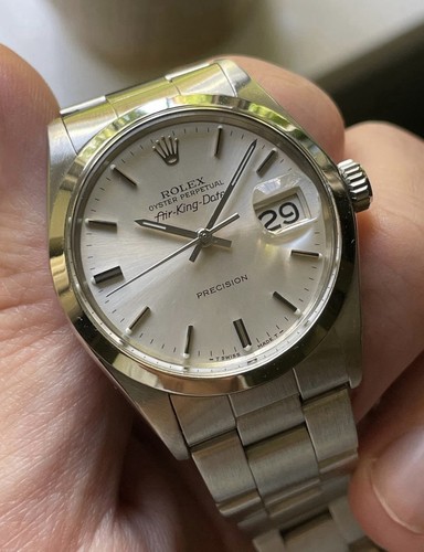 Rolex airking date - -, stainless