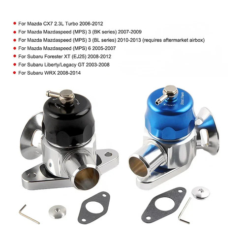 Dual port dump blow off - dual, valve