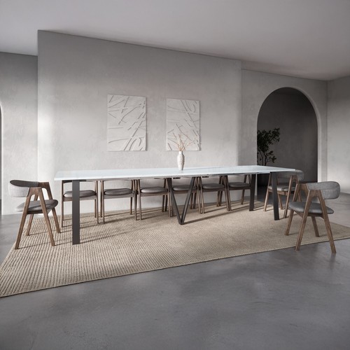Lungo white marble - white, 4