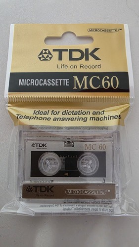 Tdk microcassette - tdk,