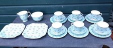 Antique Royal Doulton Tea Set Merle Pattern 