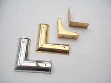 CASE CHEST BOX TRUNK CASKET CORNERS ANGLE PLATES BRACE FOR DECOR REPAIR