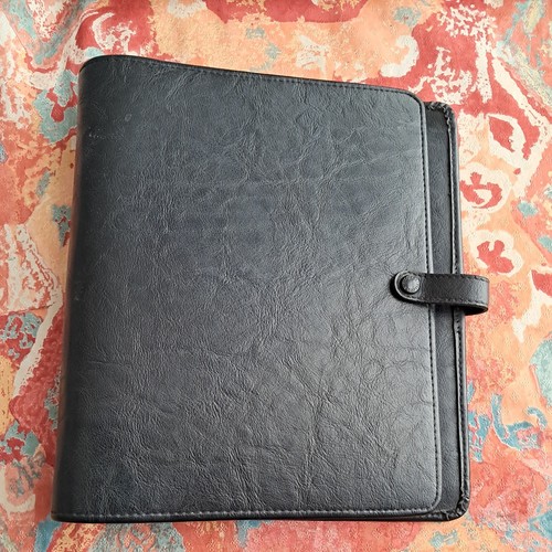 Vintage filofax kent black - vintage,