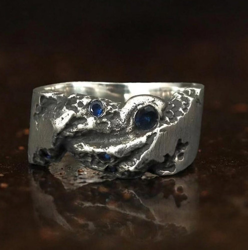Blue sapphire vintage - sapphire, ring