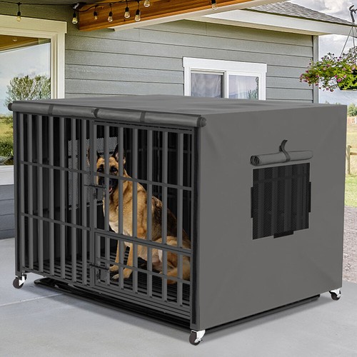 Heavy duty dog crate large - duty, pet