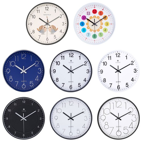 Round wall clock silent - 12",