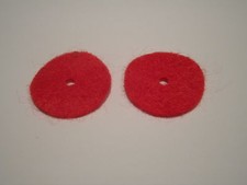2 VINTAGE SINGER SEWING SPOOL PIN RED FELTS 221K/222K/99K/15K/55K/201K/128K/127K