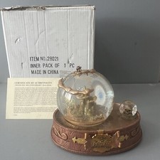 Disney Peter Pan 50th Anniversary Neverland Musical Snow Globe Boxed COA Rare