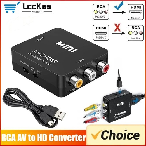 Rca hdmi converter 1080p - to,