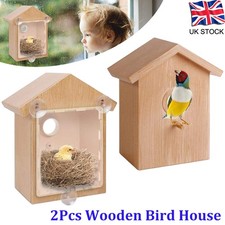 2Pcs Bird House Breeding Box
