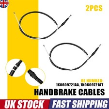 2X Handbrake Cables Fits Skoda