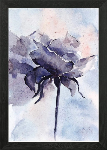 Moonlight rose framed wall - rose,