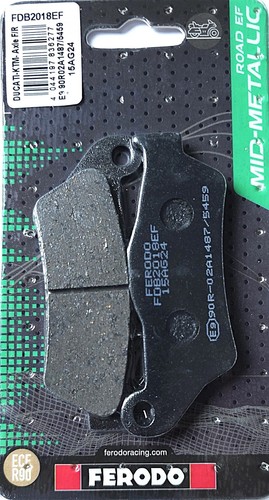 Front brake pads ferodo - brake,