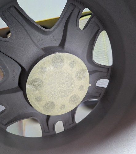 Alloy wheel masking discs - masking,
