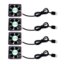 JZK 4PCS 50X50X15Mm DC 5V Mini