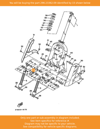 Yamaha bush 296 - 1,, 296-23362-09