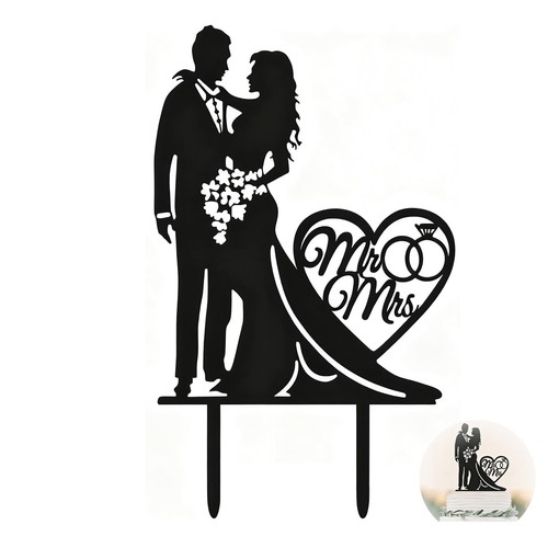 Mrs acrylic wedding - &,