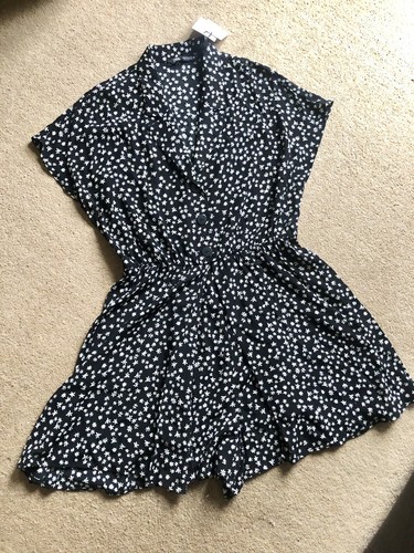 Zara black and white floral - and,
