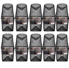 10 Pack Crawfish Trap Crawdads Crayfish Trap Torpedo Heavy Duty  by KRAKEN