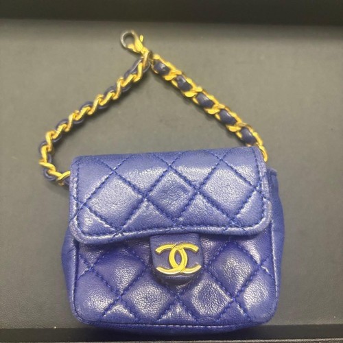 Chanel blue lambskin - blue, matelasse