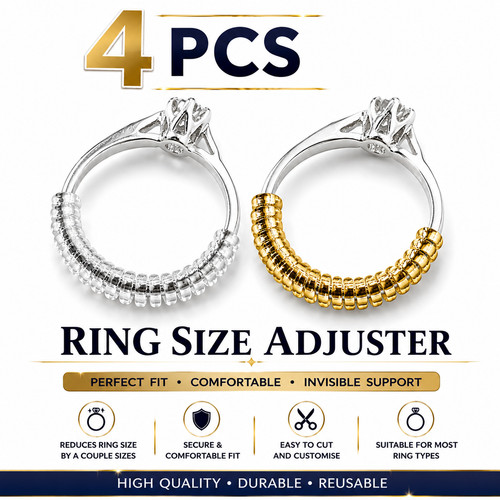 Invisible ring size adjuster - ring,