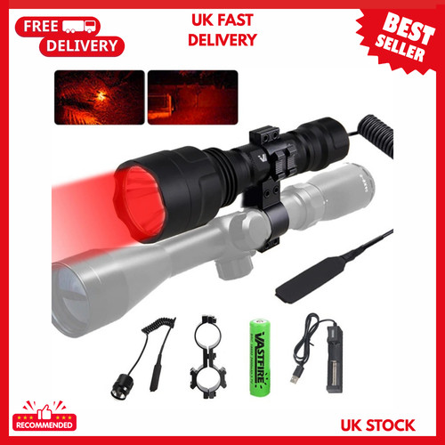 Long range red led - long, flashlight