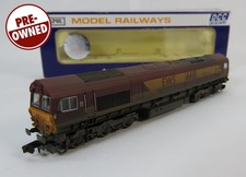 N Gauge Dapol ND-108B DCC Fitted Class 66 111 EWS Weathered Highland Stag Loco