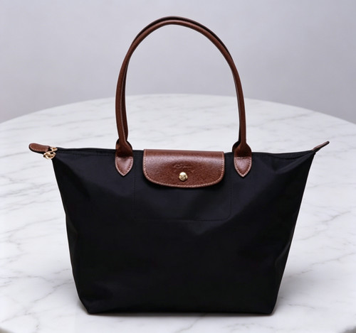 Longchamp handbag black - handbag, /