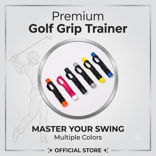 Golf grip trainer aid - grip,