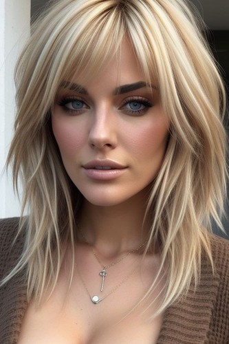 Short warm beige blonde - beige,