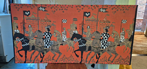 Screen printed wall hanging - screen-printed,
