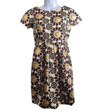 Alice San Diego Women’s Floral Dress Size M Retro Fairy Groovy Mod Vacation