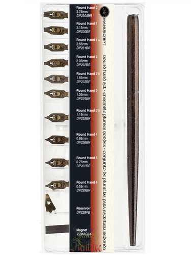 Manuscript round hand set - hand,