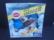 Rare 1976 Cox 5810 Electro Charger Spitfire Mark 14 Control Line Airplane In Box