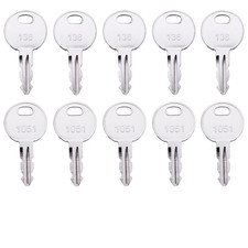 10PCS Thwaites Trimark Lucas Genuine Master Plant Dumper Key T104634 1051 KS101