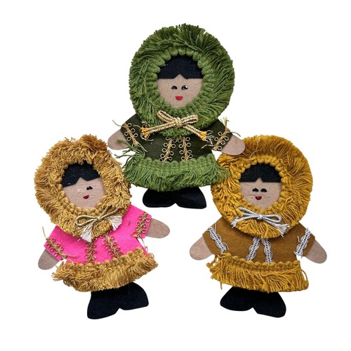Vintage eskimo doll ornaments - vintage,