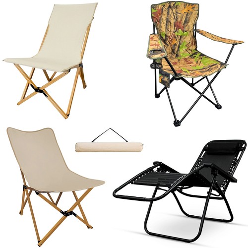 Folding camping chairs - folding,