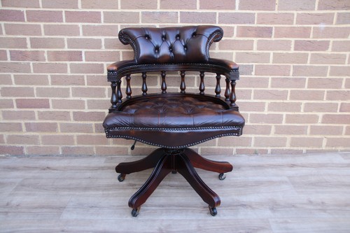Chesterfield captains leather - chesterfield,