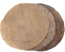 Buffalo Skin Leather Drum Head Rawhide Djembe Doumbek Bodhran Round (18 Inch)