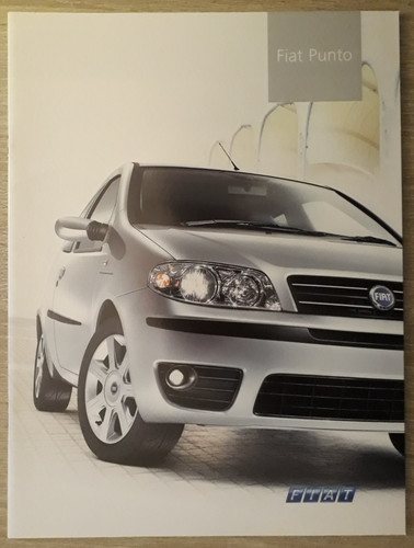 Fiat punto range brochure - brochure, 2003