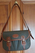 Mulberry Scotchgrain Calf Skin Trim with Solid Brass Hardware Trout Bag