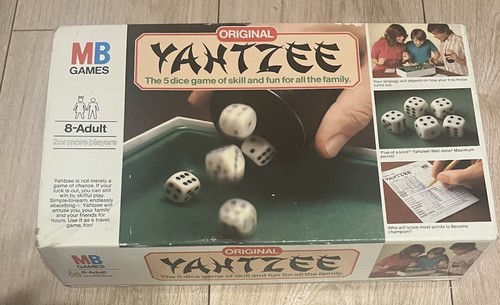 Vintage yahtzee game 1982 - game,