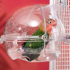 Bird Bath Box Plastic Parakeet Bath Bird Cage Bath Parakeet Bird Bath